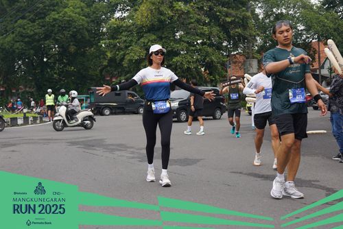 Race photo from Mangkunegaran Run 2025