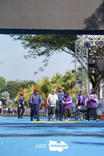 Race photo from Taman Budaya x BOGORUN 2025