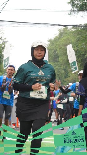 Race photo from Mangkunegaran Run 2025