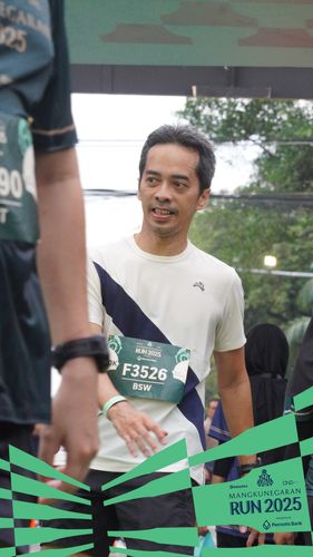 Race photo from Mangkunegaran Run 2025