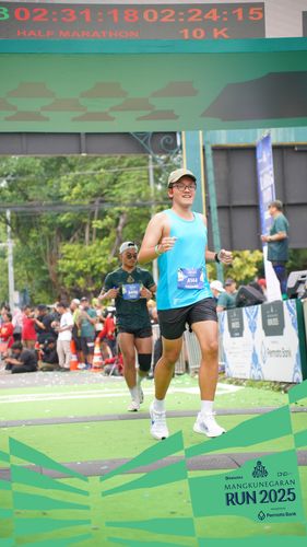 Race photo from Mangkunegaran Run 2025