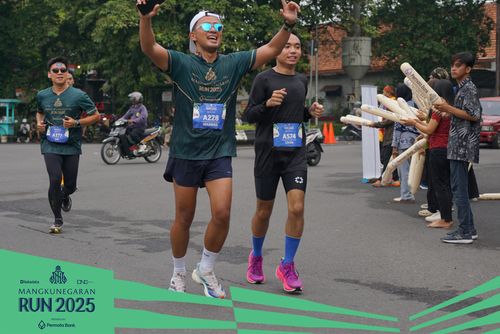 Race photo from Mangkunegaran Run 2025