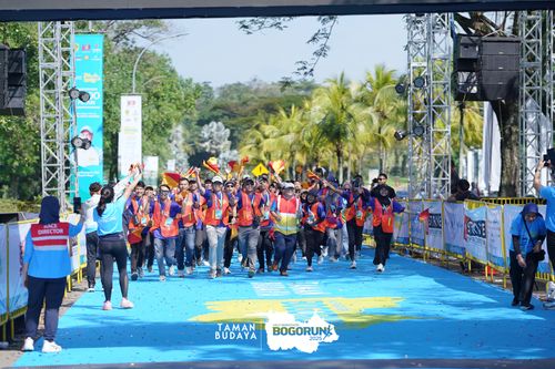 Race photo from Taman Budaya x BOGORUN 2025