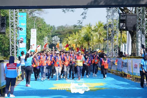 Race photo from Taman Budaya x BOGORUN 2025