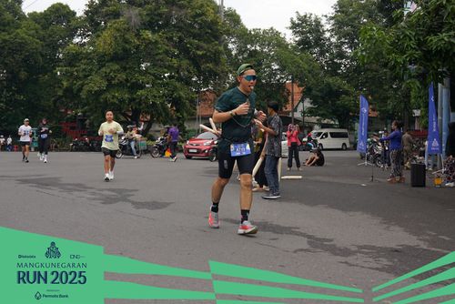 Race photo from Mangkunegaran Run 2025