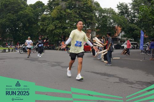 Race photo from Mangkunegaran Run 2025