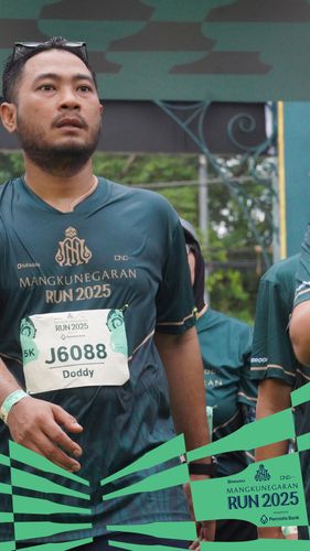 Race photo from Mangkunegaran Run 2025