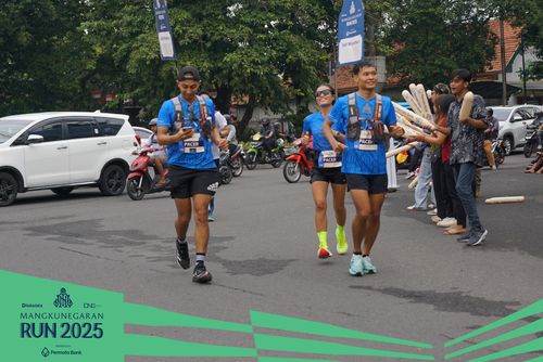 Race photo from Mangkunegaran Run 2025