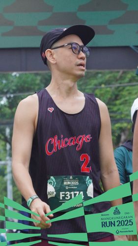 Race photo from Mangkunegaran Run 2025