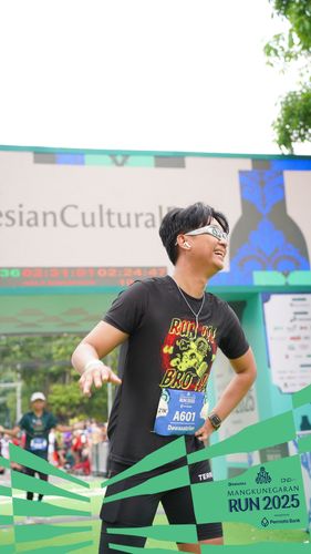 Race photo from Mangkunegaran Run 2025