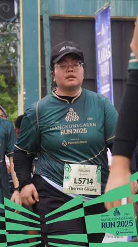 Race photo from Mangkunegaran Run 2025