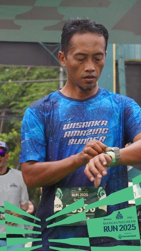 Race photo from Mangkunegaran Run 2025