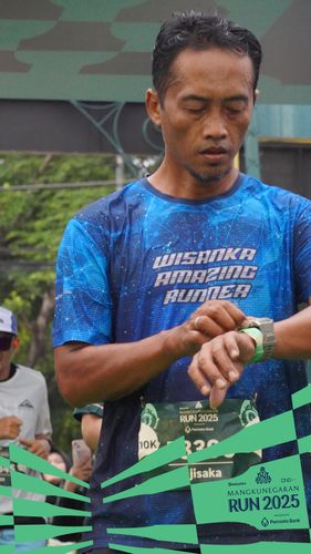 Race photo from Mangkunegaran Run 2025