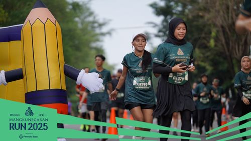 Race photo from Mangkunegaran Run 2025