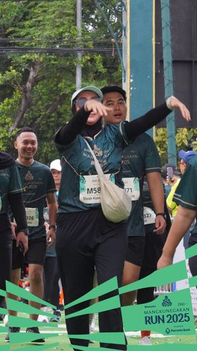 Race photo from Mangkunegaran Run 2025