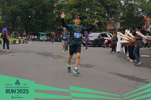 Race photo from Mangkunegaran Run 2025
