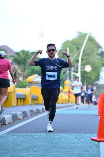 Race photo from KEMLU RUN 2025