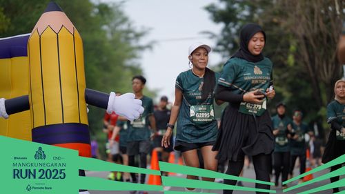 Race photo from Mangkunegaran Run 2025