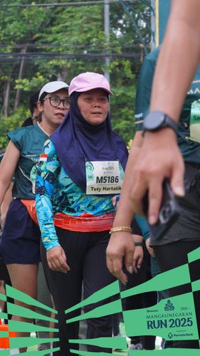 Race photo from Mangkunegaran Run 2025