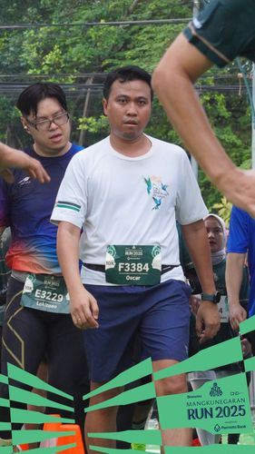 Race photo from Mangkunegaran Run 2025