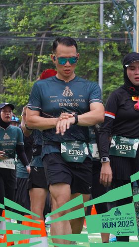 Race photo from Mangkunegaran Run 2025