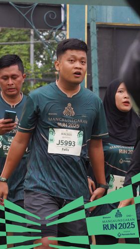 Race photo from Mangkunegaran Run 2025
