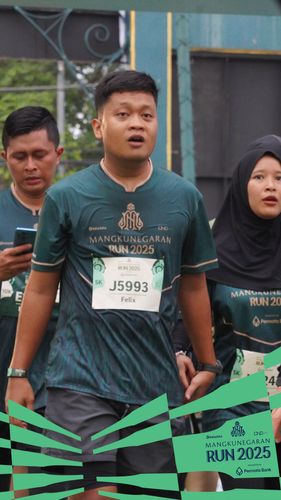 Race photo from Mangkunegaran Run 2025