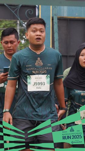 Race photo from Mangkunegaran Run 2025