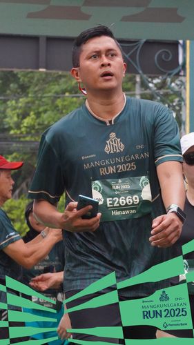 Race photo from Mangkunegaran Run 2025