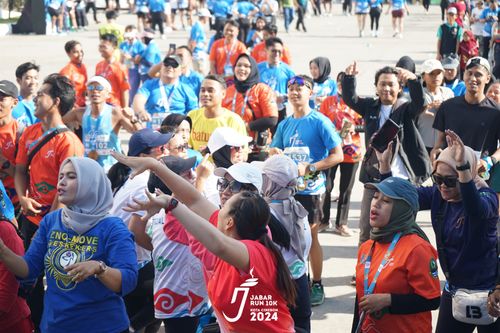 Race photo from Jabar Run 10K 2024