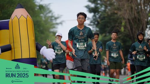 Race photo from Mangkunegaran Run 2025