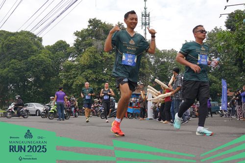 Race photo from Mangkunegaran Run 2025