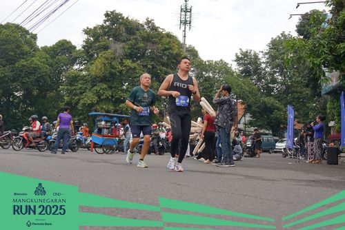 Race photo from Mangkunegaran Run 2025