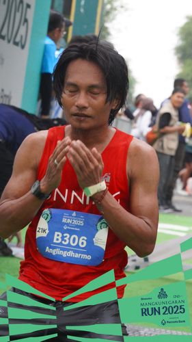 Race photo from Mangkunegaran Run 2025