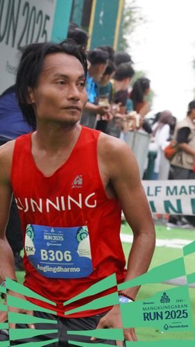 Race photo from Mangkunegaran Run 2025