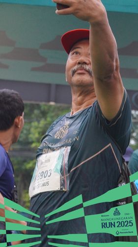 Race photo from Mangkunegaran Run 2025