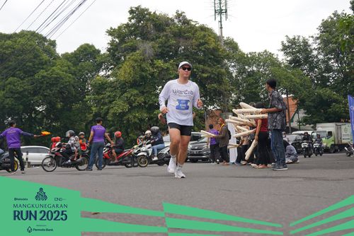 Race photo from Mangkunegaran Run 2025