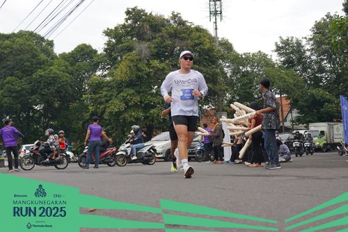 Race photo from Mangkunegaran Run 2025