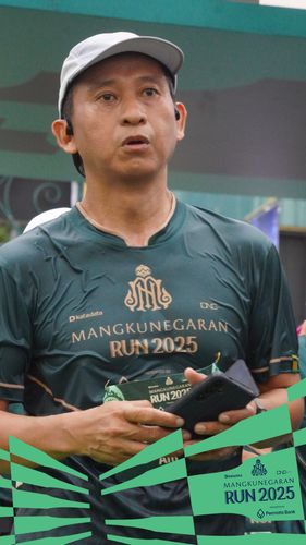 Race photo from Mangkunegaran Run 2025