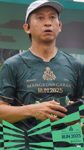 Race photo from Mangkunegaran Run 2025