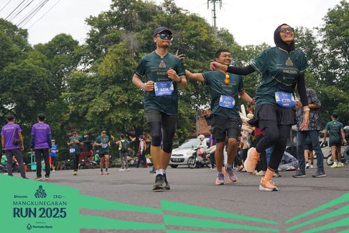 Race photo from Mangkunegaran Run 2025