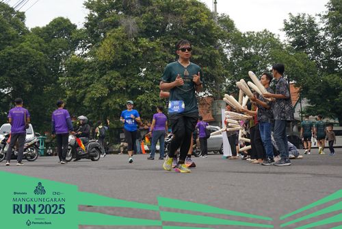 Race photo from Mangkunegaran Run 2025