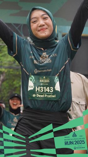 Race photo from Mangkunegaran Run 2025