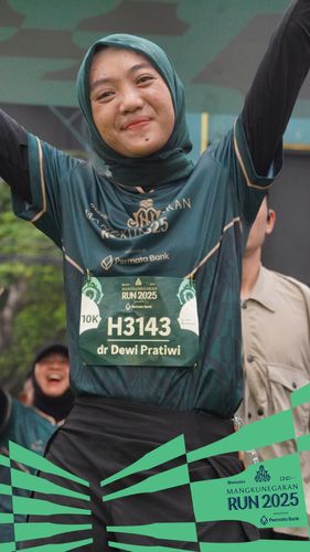 Race photo from Mangkunegaran Run 2025