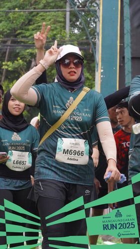 Race photo from Mangkunegaran Run 2025