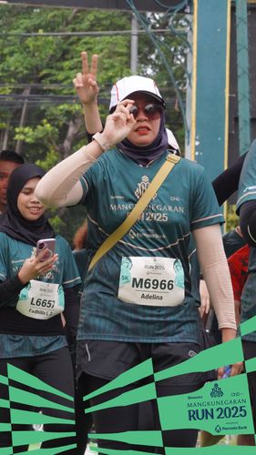 Race photo from Mangkunegaran Run 2025