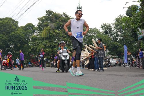 Race photo from Mangkunegaran Run 2025