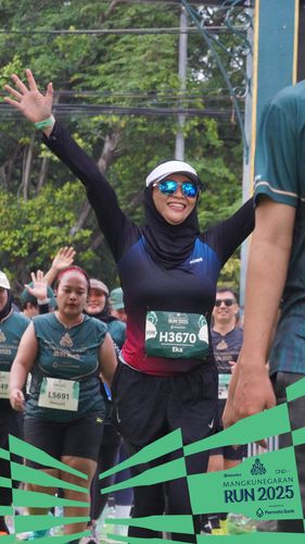 Race photo from Mangkunegaran Run 2025