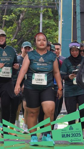 Race photo from Mangkunegaran Run 2025
