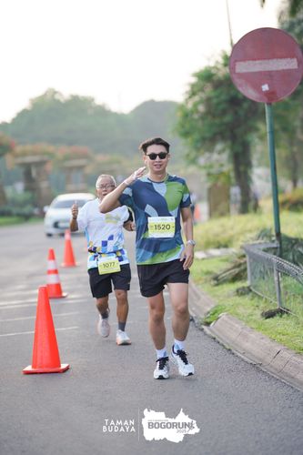 Race photo from Taman Budaya x BOGORUN 2025